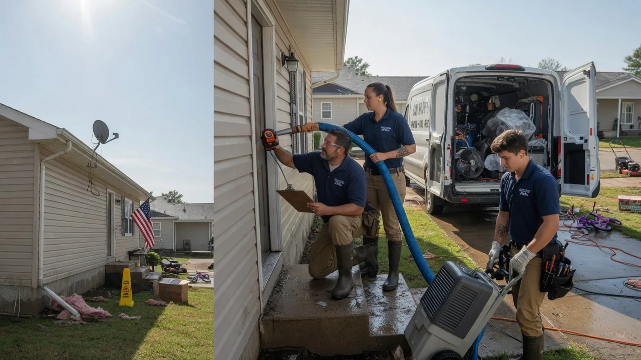 Ceiling Water Damage Restoration in Lewis, IN near me